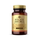 Solgar Folate 1000 mcg, 60 Tablet - 1000 mcg Bio-Active Metafolin - Vegan, Gluten Free, Dairy Free, Kosher - 60 Hizmet