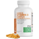 Bronson Vitamin B Kompleksi (Vitamin B1, B2, B3, B6, B9 - Folic Acid, B12), 250 Tablet