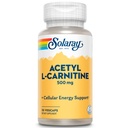 SOLARAY Acetyl L-Carnitine 500 mg | Sağlıklı Hücre Enerji, Hafıza, Mood ve Cardiovascular Destek | 30 VegCapscular Destek | 30 VegCaps