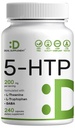 Deal Supplement 5HTP 200 mg Per Service, 240 Capsules,% 98 Afrika Türlü Griffonia Tohum alıntı | 4 in 1 Formula | Plus Active L Theanine, L Tryptophan, & GABA | Rahatlama Desteği Tamam