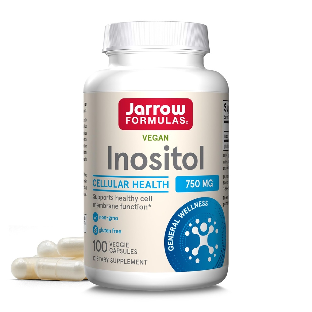 Jarrow Formulas Relaxation Bundle with Extra Strength Theanine 200mg 60 Capsules and Inositol 750mg 100 Capsules Liver Support