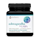 Youtheory Ashwagandha + GABA - Organik KSM-66-1.000 mg Ashwagandha & 100 mg GABA - Cortisol, Enerji, Stres ve Hafıza Desteği Tamam - 60 Vegetarian Capsules (30-Day Supply)