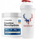 Bucked Up Tinatine & Shaker Sche – Micronized Tinatine Toz (250g, 50 Hizmet) + 28oz Leak-Proof BPA-Free Shaker Şişe for Optimal Mixer