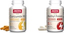 Jarrow Formulas Curcumin 95 500 mg ve Metil Folate 400 Telefon Antioksi ve Cardiovascular Sağlık Destek Diyet Supplement Sche, 120 ve 60 Veggie Capsules
