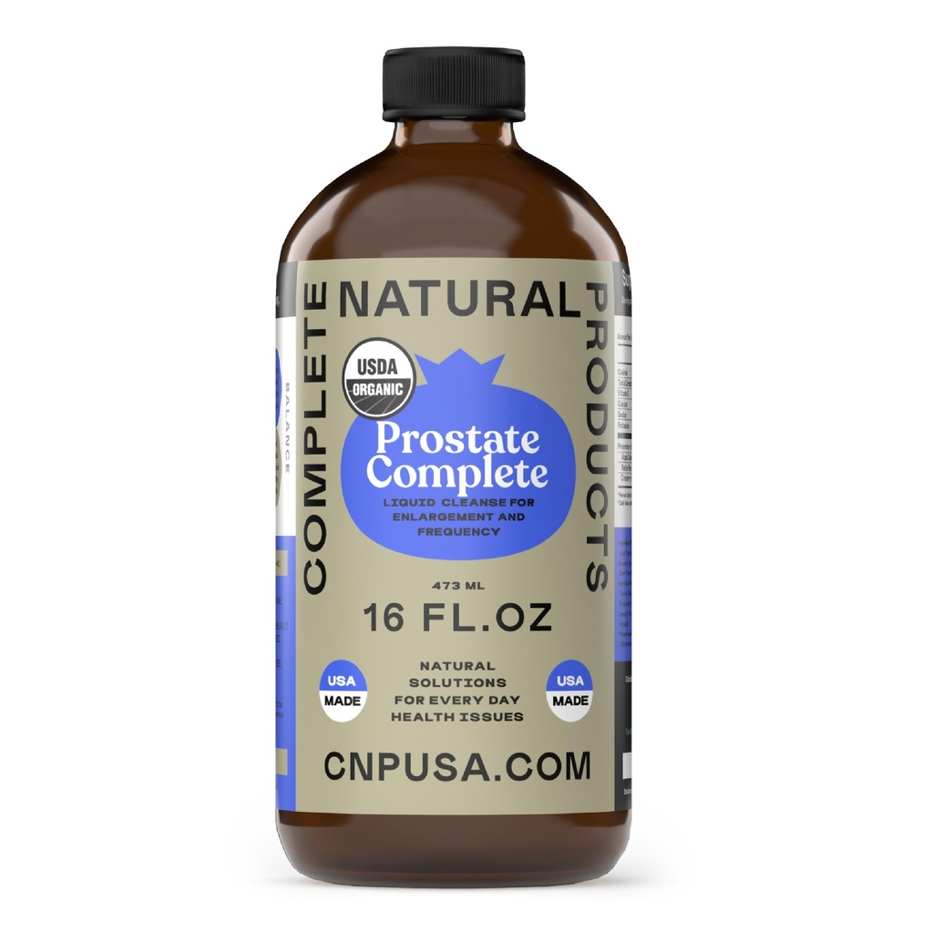 Tamam Doğal Ürünler Prostate Tamamlandı - 16oz Glass Şişe