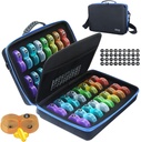Aylık Pill Organizer Box 2 Times a Day, Monthly Pill Box AM PM with 32 Daily Pocket Case, Traval Pill Box with Portatif Hard Case, Ekstra Büyük Tıp Box Holds Vitamin, Cod Liver Oil & Supplement