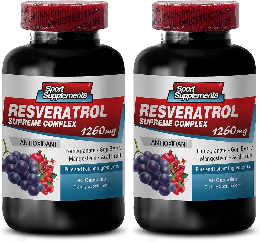 Resveratrol Yüksek 1200 mg En Güçlü Plus 1200 Red Wine Supplements, resveratrol Supplement red Wine, resveratrol antioksidan, kırmızı Wine Grape Seed 2 Şişes, kırmızı Wine Resveratrol