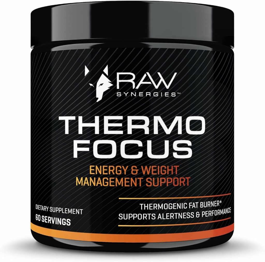 Termo Focus - Kas, Mind & Metabolik Sağlık Desteği için Temiz Enerji Supplement - Nootropics tarafından Destek - Uzun Süreli Termogenik - 60 Capsules