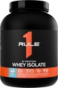 Kural 1 R1 Protein Whey Isolate - 25g protein & 6g BCAA Özel olarak Workout Recovery (5 Pounds*, doğum pastası) için izolasyonlu ve Hydrolyzed Kaynaklardan Özel olarak