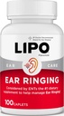 Lipo-Flavonoid Plus Tinnitus Relief - Doktor- Ringing Ears için Tavsiye - Klinik olarak Proven Limon Bioflavono Kompleks ile C, B1, B2, B6, B12, &ol - 100 Caplets