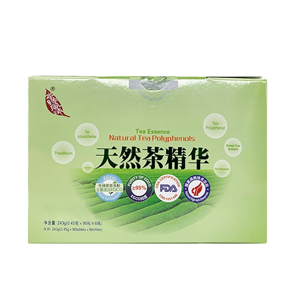 Green Tea Extract,New Tea Era,Doğal Çay polifenols Tabletleri,Tea Essence,90tablets/bottle,6bottles /box