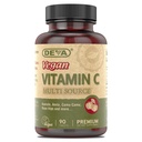 DEVA Vegan Vitaminleri - Vegan Yiyecek bazlı Premium Vitamin C - Multisource - Non-GMO - 90 Tablet