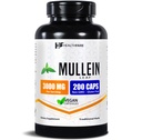 Healthfare Mullein Leaf Extract 3000 mg | 200 Vegan Capsules | Ekstra Kuvvet Herbal Supplement | Destekler Wellness & Balance | Non-GMO, Gluten-Free | Made in USA