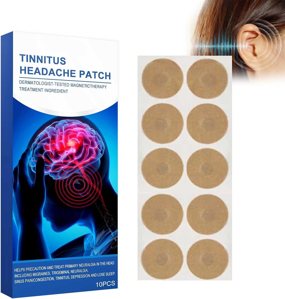 Tinnitus Patches, 10 PCs Ear Patches for Tinnitus, Ear Pain Patch, İşitme Weaken, Itchy Ears / Non-Woven Fabric Patch (ücretli)