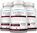 Onaylanmış Bilim Liversyl - Optimal Canlı Fonksiyonlar - Temiz ve Detox - Hızlı ve Etkili - Süt Butle, Artichoke Extract ve Bioperine - Vegan - 180 Kont - 3 Ay Supply - ABD'de Yap