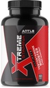 Testosterone Booster for Men with Nitric Oxide Pre Workout L-Arginine L-Citrulline AAKG D-Aspartic Acid Tongkat Ali Muscle Performance Energy 60 Capsules