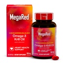 Omega-3 Krill Oil 350 mg Softgels, Mega Red (60 Kont In A Şişe), EPA & DHA Omega-3 Fatty Asits No Fishy Aftertaste Beyond Fish Oil, Contains Antioksi Astaxanthinhinhin