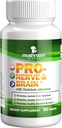 PRO-Nerve & Brain | All-Do Doğal Herbal Supplement for Memory, Nervous System, Stomach, Kolon, Digestive Tract, Klinik olarak Aslan'ın Mane Mushroom Extract, Vegan, Non-GMO, USA Made, 60 Tabletler