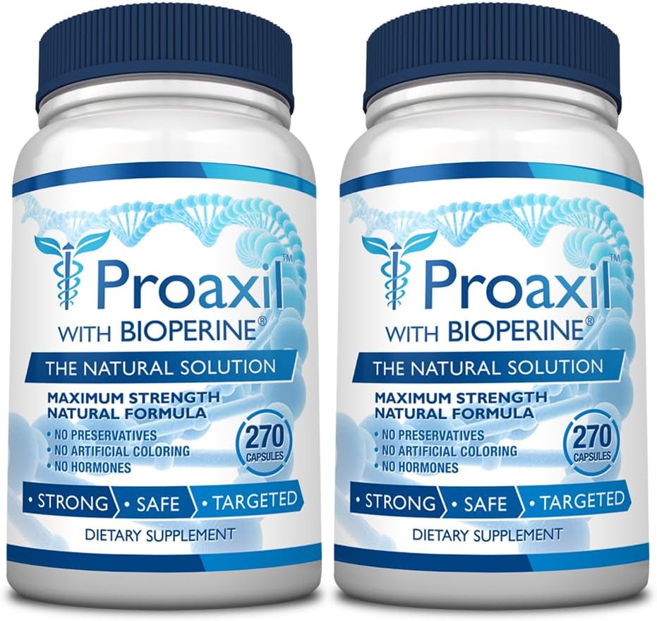 Consumer Health® Proaxil - 540 Capsules - Support Prostate Health - Zinc, Saw Palmetto, Bioperine®, and Beta Sitosterol - Vegan Friendly, Made in USA - 6 Month Supply