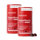 İnsanN SuperBeets Heart Gummies - Beet Gummy with Heart-Healthy Energy Support, Grape Seed Extract & Beetroot Toz, Sugar Free - Pomegranate Berry Flavor, 120 Count