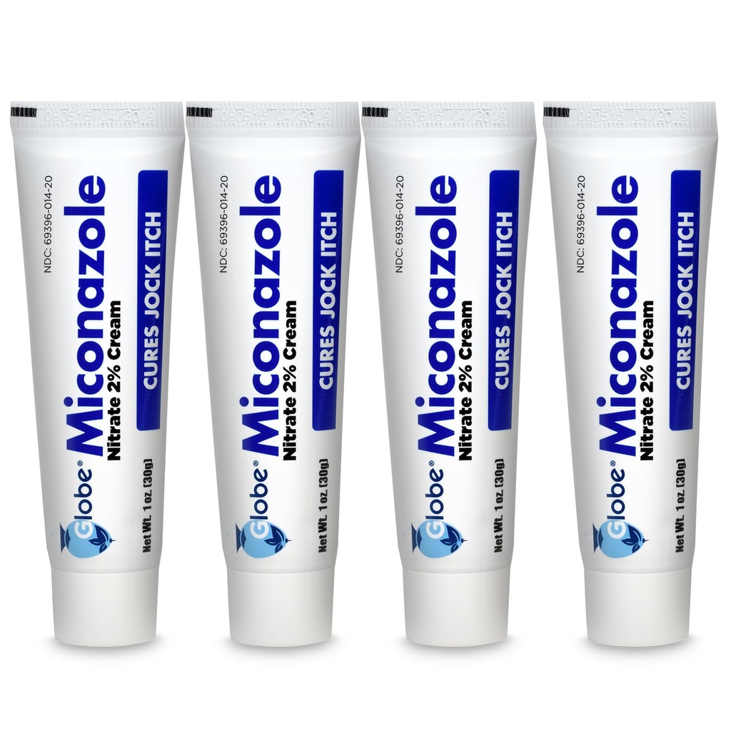 4 Pack) Miconazole Nitrate 2 Antifungal krem, çoğu Sporcu Ayak, Jock Itch, Ringworm ve More. 1 OZ Tube