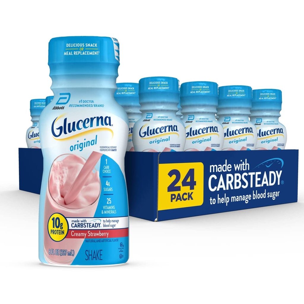Plus Beslenme Shake 24 Pack & Glucerna Diabetik Beslenme 24 Saye