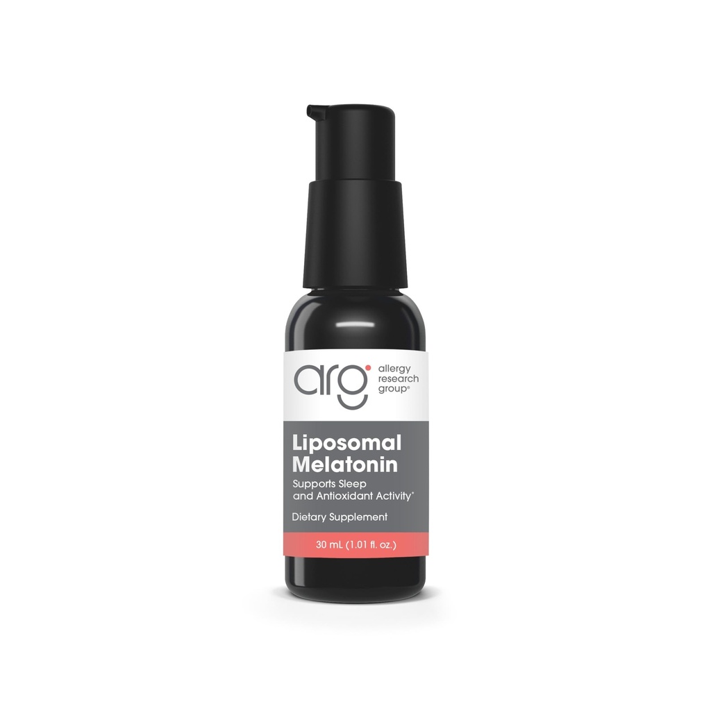 Alerji Araştırma Grubu Liposomal Melatonin Supplement - Yetişkinler için Oral Uyku Kombini, 1 mg Sıvı Melatonin, Pure, Fast Acting Formula - 1 Fl Oz