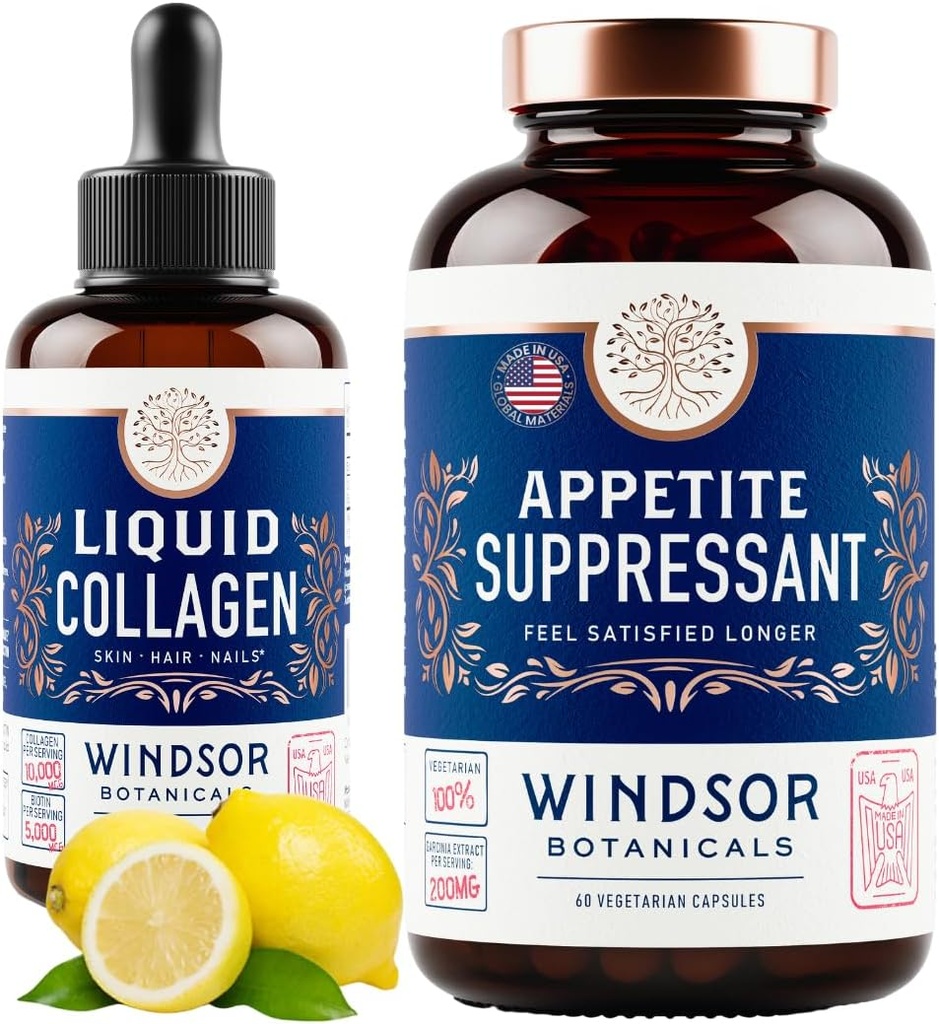 GDSOR BOTANICALS Liquid Collagen ve Appetite Suppressant Beauty ve Wellness (1994)
