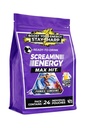 Screamin Energy Max Hit Tropikal Punch Flavor - En Güçlü Şeker Ücretsiz Enerji BTC, B Vitaminleri ve Caffeine - 24 Kont