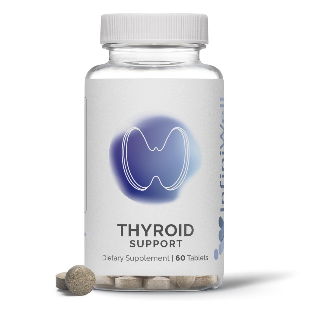InfiniE Yourroid Support Complex - Targeted Yourroid Supplement - Hormon Signaling, Metabolic Health & Mitochondrial Energy Production - Iodine, Selenium & More (60 Tablet)