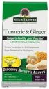 Nature's Answer Turmeric and Ginger Capsules 90 Count | Ortak Destek | Gluten-Free | Vegan | Single Count