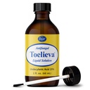Baar Ürünleri - Toelieva Antifungal Sıvı Çözüm - 25% Undecylenic Acid, Organik Zeytinyağı, Grapetre Tohumu - Maksimum Güçlü - Toenails Hakkında Fungus - 2 ozz