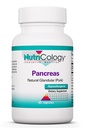Nutricology Pancreas Pork 425 mg Supplement - Pancreas Natural Glandular, Pancreatic Enzymes, Amylase, Pro, Lipase, Hipoallergenic - 60 Kont