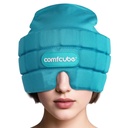 Migraine & Headache Relief Ice Cap, 2 Hours Long Lasting Cold Therapy Wearable & Washable Form Ice Hat for Sinus & Stres Yardımı, Puffy Eyes, Severe Migraines, Chemo