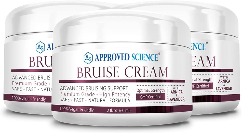 Onaylanmış Bilim Bruise Cream - Arnica ve Lavender - Soothe ve Fade Bruises - 6 Fl. Oz - 3 Pack - Vegan