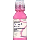 Foster & Thrive Stomach Relief Liquid for Nausea, Heartburn, Indigestion, Upset Stomach, and Diarrhea - 5 Belirtiler için Hızlı Yardım, Antidiarrheal, Bismuth Subsalicylate 525 mg, Original, 8 Oz