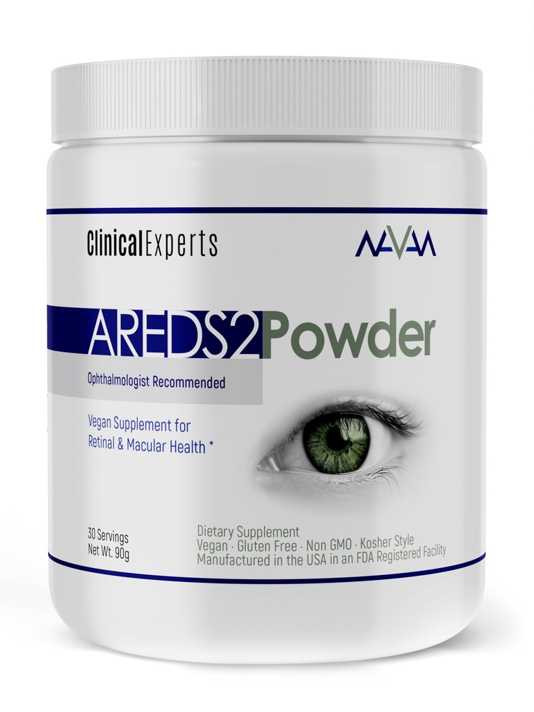 Navan AREDS 2 Toz for those who Can't Consume Tablets or Softgels - Eye Vitamins & Minerals - Lens Clarity & Retina Sağlık Klinik Uzmanlar, Lutein, Zeaxanthin & Boraher Style, 30 Servisler