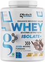 GLIMLACH Whey Ekstra Kuvveti + Protein Toz Destek ve Kurtarma için Toz, Vejetaryen - birincil Kaynak Whey Isolate (4.4LBS, Chocolate)