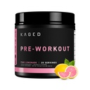 Kaged Original Pre Workout Toz | Pink Lemonade | Pre-Workout with atine, Beta Alanine, L-Citrulline, BCAAs | 274 mg Organik Caffeine | Erkekler ve Kadınlar için Pre Supplements | 20 Servisler