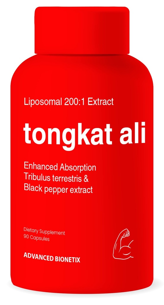 Liposomal Longjack Tongkat Ali Extract Capsules 200x Güçlü | 200.000 mg | Güçlü, Drive, Performans ve Kas Mass
