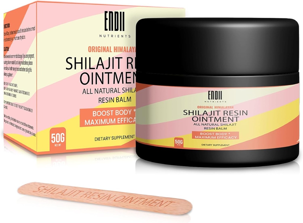 Shilajit Machinery w/Fulvic Acid & Trace Minerals,% 100 Saf Shilajit with 85+ Humic Acid Supplement Gel, Metabolism, Energy & Immune System - 100 hizmet / 60g hizmet başına 1.67oz