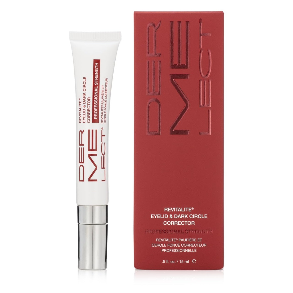 Dermelect Revitalite Eyelid & Dark Circle Doğruor- Profesyonel Kuvvet, Anti-Aging Eye Cream with,, Brighting & Dartings- Dark Circles, Puffiness, Droopy Eyelids & Wrinkles