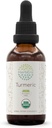 HerbEra Turmeric B60 USDA Organik Tincture | Alkol Özgür Tür, Yüksek Lisans Herbal Drops | Sertifikalı Organik Turmeric (Curcuma Longa)