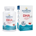 Kuzey Naturals DHA Xtra, Strawberry - 60 Soft Gels - 1660 mg Omega-3 - Beyin ve Nervous Sistem Desteği için Yüksek Lisans DHA Formula - Non-GMO - 30 Hizmet