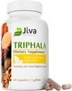 Jiva Botanicals Triphala Supplement - Triphala Capsules Amalaki, Bibhitaki ve Haritaki Toz Normal Digestive Health & Normal Immune System - 60 Capsules