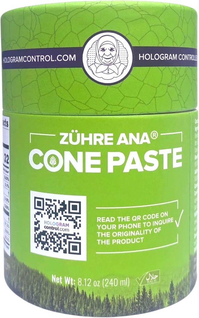 Pine Cone Paste - Alfa Pineen Nefes Yardımı Kısalığıyla Yardım Ediyor, Coughing Belirtileri, Immune Support & Geliştirilmiş Enerji (8 oz) 8.0 Fl Oz