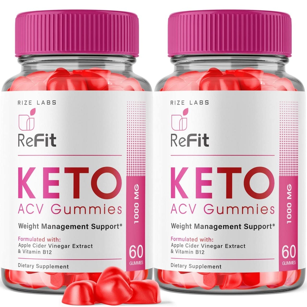 Laboratuarları - Apple Cider Vinegar ile Gelişmiş Kilo Kaybı için Refit, Tamam, Belly Fat'ı Yeniden Üretmeye Yardımcı Olabilir (120 Gummies)