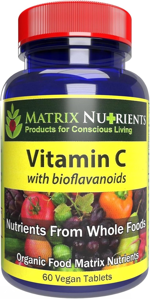 C - BIOFLAVANOIDS ile Premium Kalite! - En Yüksek Aborpsiyon Puanı,% 100 Organik Doğal Malzemeler - Immune Boosting, Energy Foot!- Vegan Tabletler (60ct)