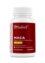 Safrel Organic Maca Root Black, Red, Sarı 1900 MG her hizmet için - 120 Vegan Capsules Peruvian Maca Root Gelatinized 100% Pure Non-GMO Supports Reproductive Health Natural Energizer