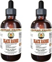 Hawaii Pharm Black Radish Alkol-Free Liquid Extract, Black Radish (Raphanus Sativus Niger) kuru Kök Glycerite Natural Herbal Supplement 2x2 oz